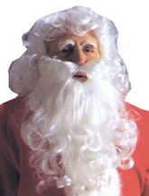 Борода и усы - Парик и борода Санта Клауса