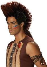Исторические - Парик индейца воина