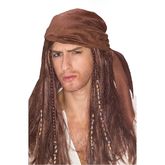 Пиратские костюмы - Парик карибского пирата