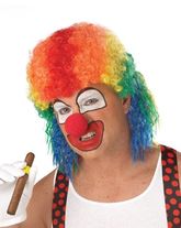 Смешные - Парик клоуна разноцветный
