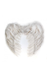 Крылья для костюма - Перьевые белые ангела