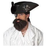 Борода и усы - пирата капитана