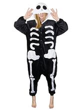 Страшные костюмы - Пижама-кигуруми скелета