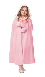 Детские костюмы - Плащ Принцессы розовый велюр
