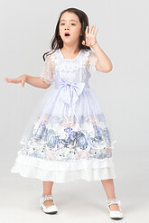 Принцессы и принцы - Платье для девочки нежно-фиолетовое