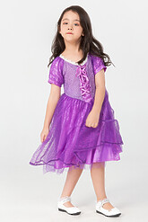 Костюмы для девочек - Платье фиолетовой ведьмочки