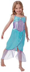 Костюмы для девочек - Платье русалочки фиолетово-голубое