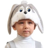 Детские костюмы - Плюшевая маска Серого Зайки