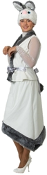 Костюмы на Новый год - Плюшевый костюм Белой Зайки
