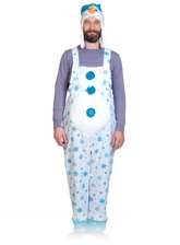 Мужские костюмы - Плюшевый костюм Снеговик