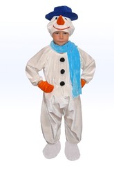 Костюмы на Новый год - Плюшевый костюм Снеговика