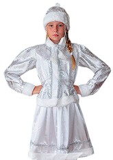 Снегурочки и Снежинки - Подростковый костюм Снегурочки