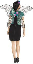 Бабочки - Прозрачные черные крылья феи
