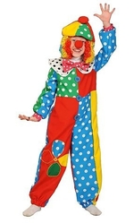 Костюмы для девочек - Разноцветный костюм клоуна Фили