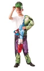 Детские костюмы - Реверсивный костюм Капитан Америка-Халк