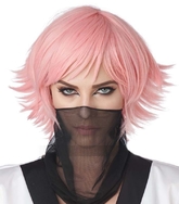 Герои видеоигр - Розовый короткий парик