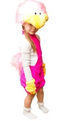 Костюмы для девочек - Розовый костюм Страуса