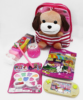 Детские костюмы - Розовый подарочный набор Собачка