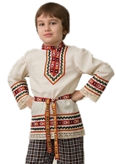 Русские народные костюмы - Рубашка со славянскими мотивами