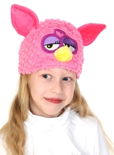 Детские костюмы - Шапочка-маска Ферби цвета фуксии