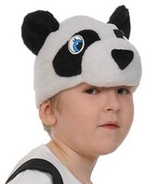 Животные - Шапочка-маска панда