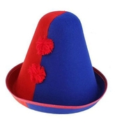 Клоуны и клоунессы - Сине-красная шапка клоуна