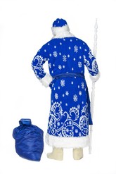 Праздничные костюмы - Синий классический костюм Деда Мороза