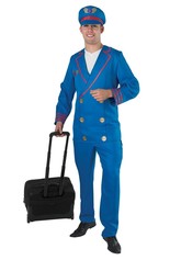 Профессии и униформа - Синий костюм пилота