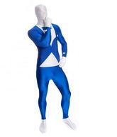 Смешные костюмы - Синий костюм Смокинг вторая кожа