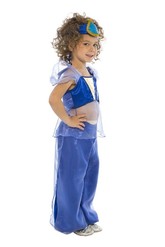 Детские костюмы - Синий костюм Звезды Востока