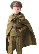 Праздничные костюмы - Военный плащ для детей