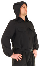 Мужские костюмы - Взрослый черный костюм танкиста