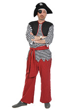 Костюмы для мальчиков - Взрослый карнавальный костюм Пирата Билли