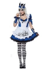 Алиса в Стране чудес - Взрослый костюм Безумной Алисы