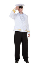 Профессии и униформа - Взрослый костюм Капитана корабля