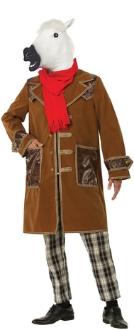 Взрослый костюм Конь в пальто