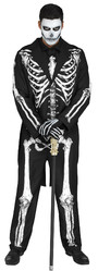 Скелеты и мертвецы - Взрослый костюм Мистера Скелета