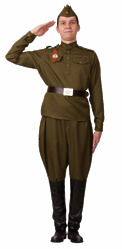Военные и летчики - Взрослый костюм Солдата в галифе