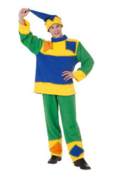 Клоуны - Взрослый костюм весёлого Скомороха