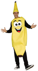 Смешные - Взрослый костюм Забавного Банана