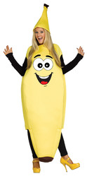 Смешные - Взрослый костюм Забавного Банана