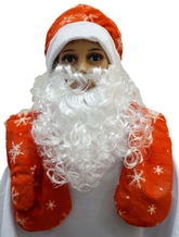 Новогодние костюмы - Взрослый набор Деда Мороза