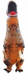 Животные и зверушки - Взрослый надувной костюм Ти-Рекса