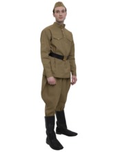 Военные и летчики - Взрослый военный костюм из диагонали