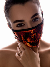 Женские костюмы - Защитная маска огненного скелета