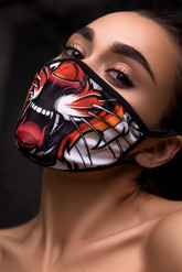 Леопарды и тигры - Защитная маска тигра