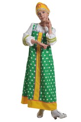 Детские костюмы - Зеленый костюм Аленушки