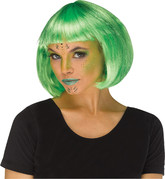 Инопланетяне - Зеленый парик инопланетянки
