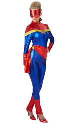 Супергерои и комиксы - Женский костюм Капитана Марвел