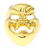 Мужские костюмы - Золотистая маска смеющегося черепа